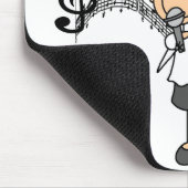 Mädchen I singen Mousepad (Ecke)