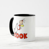 Mädchen, ich koche Tasse (Vorderseite Links)