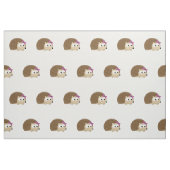 Mädchen-Igel Stoff (Fat Quarter (45,7 x 55,9 cm))
