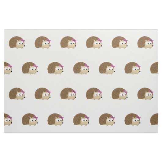 Mädchen-Igel Stoff (Fat Quarter (45,7 x 55,9 cm))