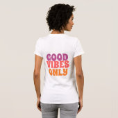 Mädchen-Illustration Ästhetik T-Shirt (Schwarz voll)