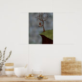 Mädchen im Baumposter Poster (Küche)