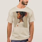 Mädchen im Bild T-Shirt (Vorderseite)