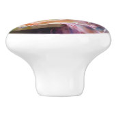 Mädchen im Blumengarten Keramikknauf (Seitenansicht)