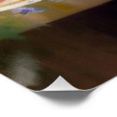 Mädchen im Blumengarten Poster (Ecke)