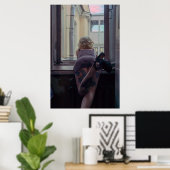 Mädchen im Fenster Poster (Heimbüro)