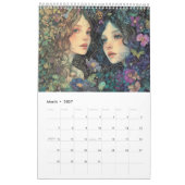 Mädchen im Garten 2026 Kalender (Mär 2027)