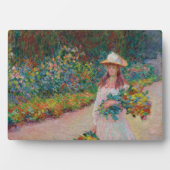 Mädchen im Garten Giverny, 1888 Fotoplatte (Vorderseite)