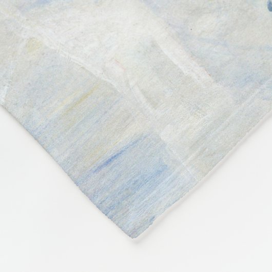 Mädchen im Garten, Mary Cassatt Fleecedecke (Ecke)