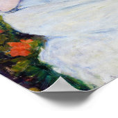 Mädchen im Garten, Mary Cassatt Poster (Ecke)