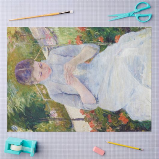 Mädchen im Garten, Mary Cassatt Seidenpapier (Basteln)