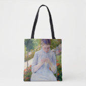 Mädchen im Garten, Mary Cassatt Tasche (Vorderseite)