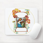 Mädchen im Garten Mousepad (Mit Mouse)