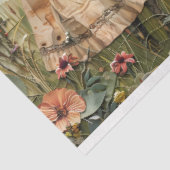 Mädchen im Gartendekoutenpapier Seidenpapier (Ausschnitt)