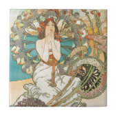 Mädchen im Gebet Fliese (Vorderseite)