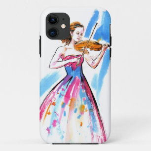 Mädchen im Geige-iPhone-Gehäuse Case-Mate iPhone Hülle