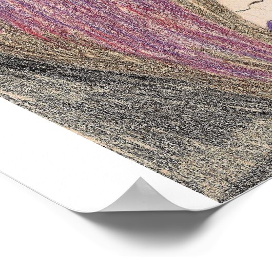 Mädchen im Gesicht 2 Poster (Ecke)