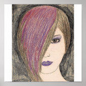 Mädchen im Gesicht 2 Poster (Vorne)