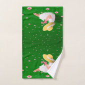 Mädchen im Gras Badhandtuch Set (Handtuch)