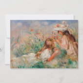 Mädchen im Gras | Pierre-Auguste Renoir (Vorderseite)