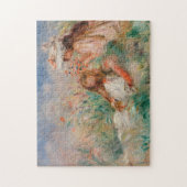 Mädchen im Gras | Pierre-Auguste Renoir Puzzle (Vertikal)