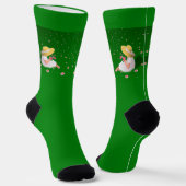 Mädchen im Gras Socken (Gewinkelt)