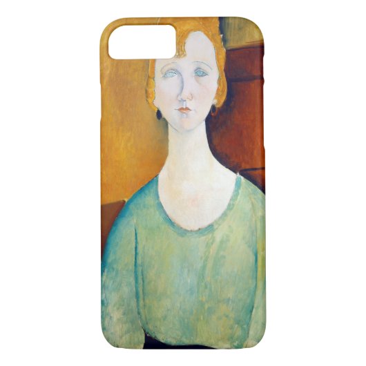 Mädchen im Grünen, Modigliani Case-Mate iPhone Hülle (Rückseite)