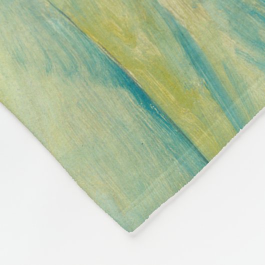 Mädchen im Grünen, Modigliani Fleecedecke (Ecke)