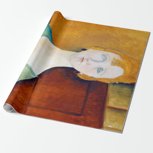Mädchen im Grünen, Modigliani Geschenkpapier (Ungerollt)