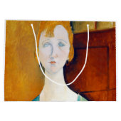 Mädchen im Grünen, Modigliani Große Geschenktüte (Rückseite)