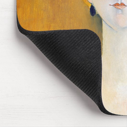 Mädchen im Grünen, Modigliani Mousepad (Ecke)