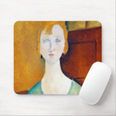 Mädchen im Grünen, Modigliani Mousepad (Mit Mouse)