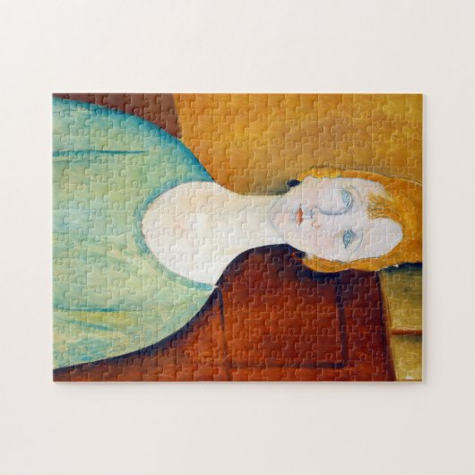 Mädchen im Grünen, Modigliani Puzzle (Horizontal)
