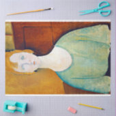 Mädchen im Grünen, Modigliani Seidenpapier (Basteln)