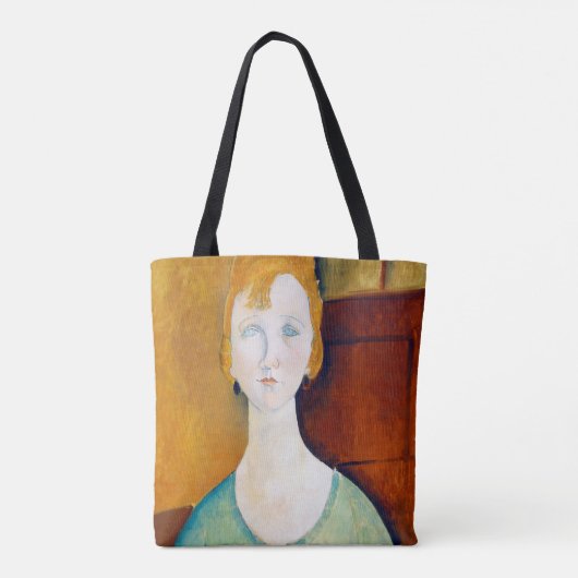 Mädchen im Grünen, Modigliani Tasche (Rückseite)