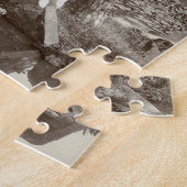 Mädchen im japanischen Zen-Garten Puzzle (Seite)