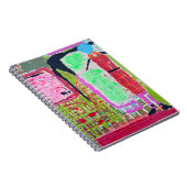 Mädchen im Karierten Notebook Notizblock (Rechte Seite)