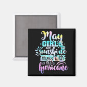 Mädchen im Mai sind Sonnenschein gemischt mit ein Magnet (Vorderseite/Rückseite)