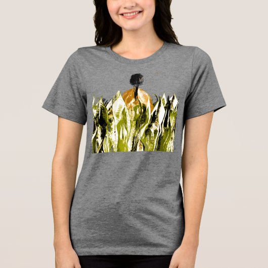 Mädchen im Paddyfield-T - Shirt (Vorderseite)