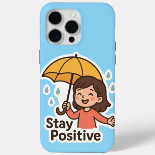 Mädchen im Regen, aber mit einem Lächeln. Case-Mate iPhone Hülle