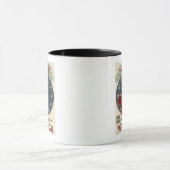 Mädchen im Roten Sitzen auf Uhr Tasse (Zentrum)