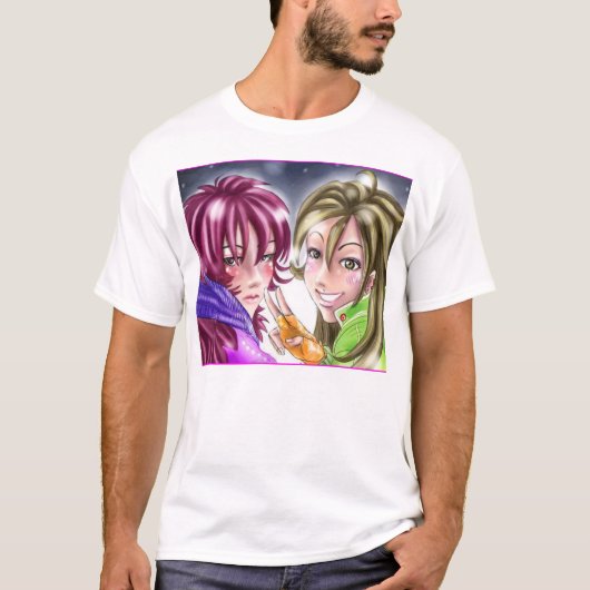 Mädchen im Schnee T-Shirt (Vorderseite)