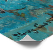 Mädchen im Sessel - Mary Cassatt Fine Art Poster (Ecke)