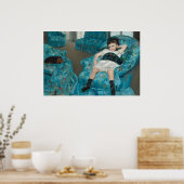 Mädchen im Sessel - Mary Cassatt Fine Art Poster (Küche)