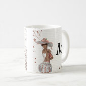 Mädchen im Sommerhut Kaffeetasse (VorderseiteRechts)
