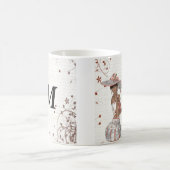 Mädchen im Sommerhut Kaffeetasse (Mittel)