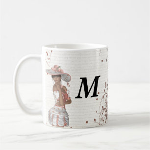 Mädchen im Sommerhut Kaffeetasse
