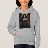Mädchen im Stil von Anime und Manga Hoodie (Vorderseite)