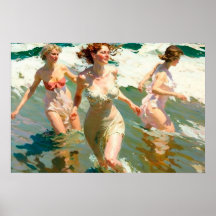 Mädchen im Surfen