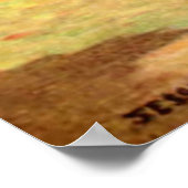 Mädchen im Swing Poster (Ecke)